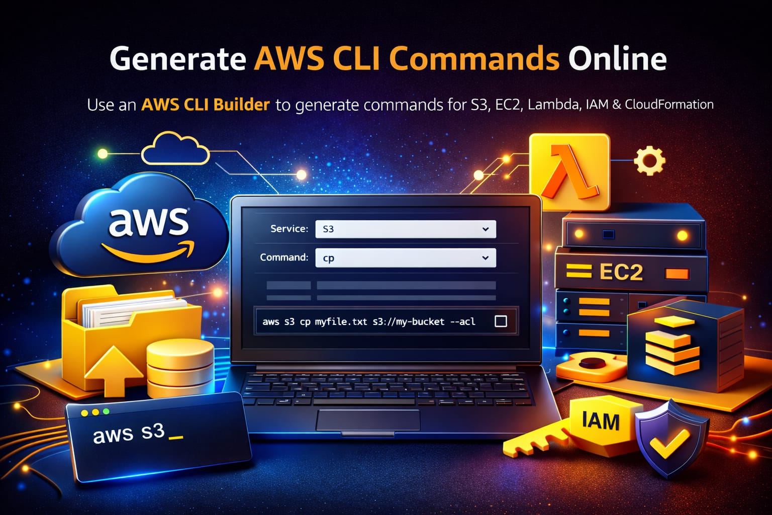 AWS CLI Command Builder Tool