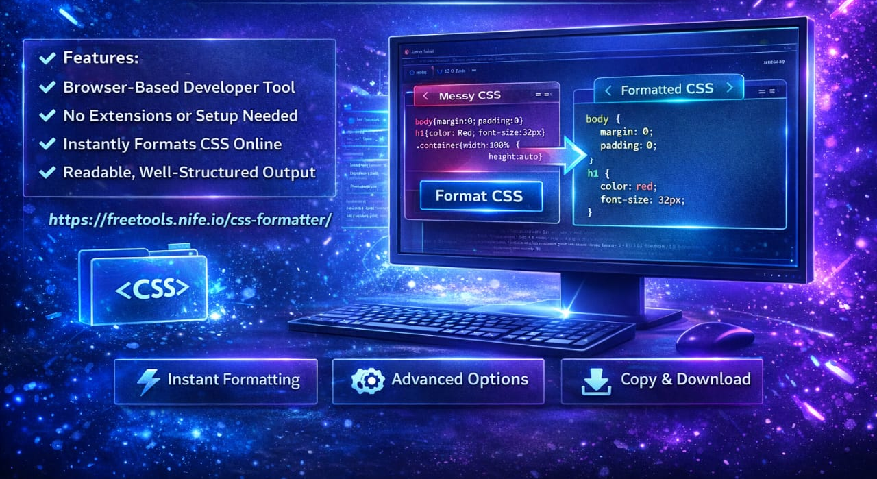 CSS Formatter Tool