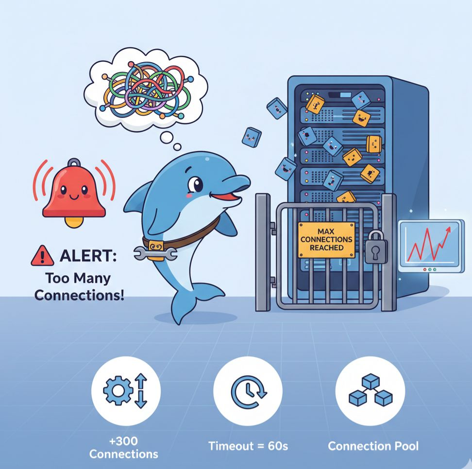 MySQL too many connections error