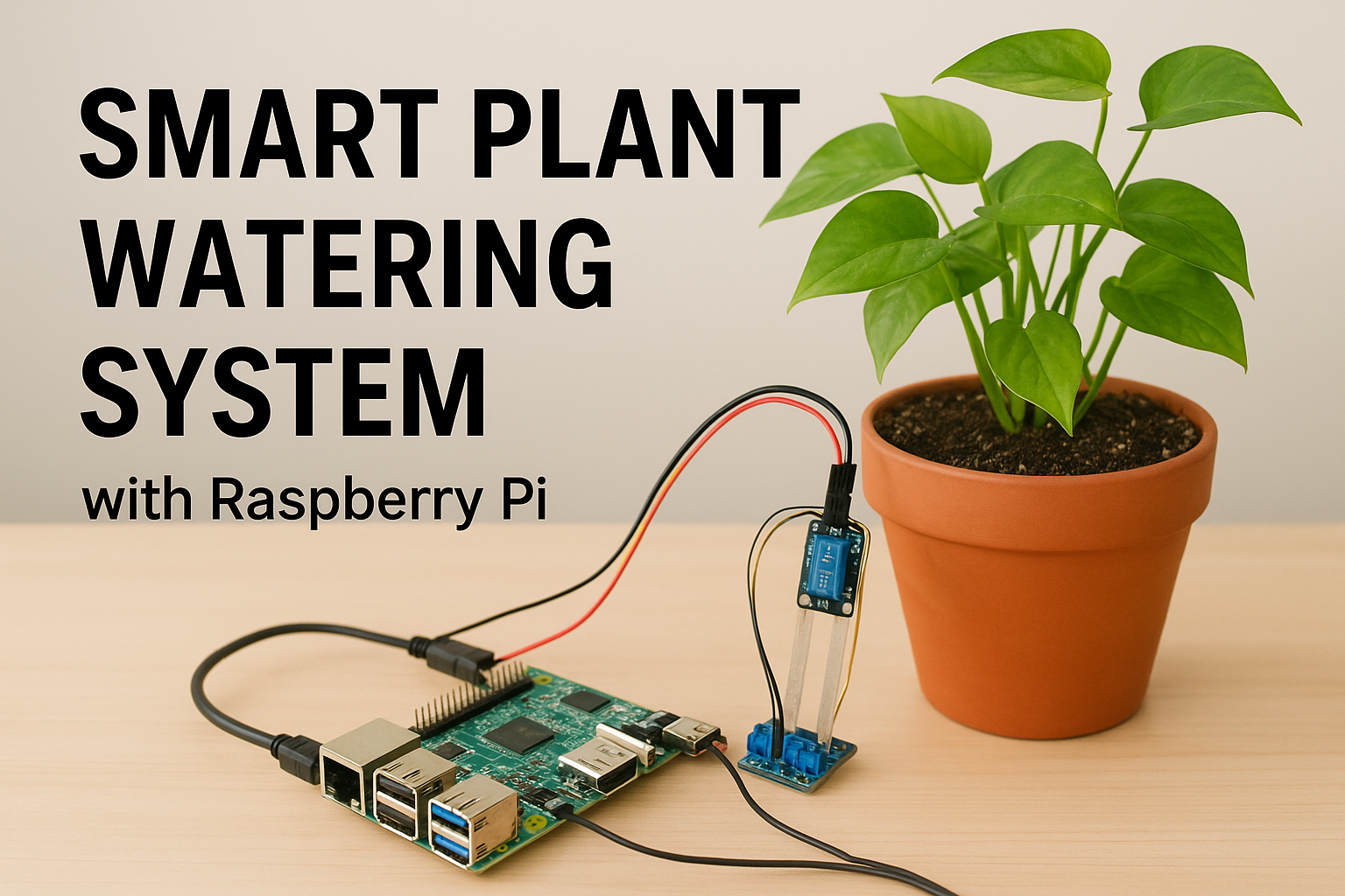 Build Your Own Smart Plant Watering System with Raspberry Pi