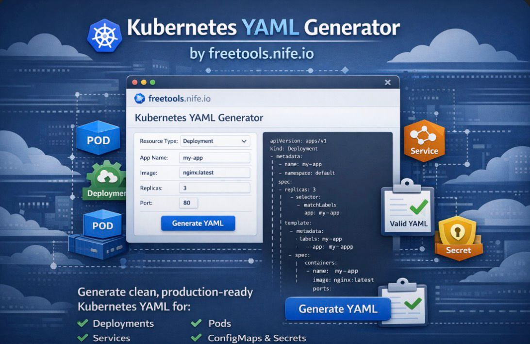 Kubernetes YAML Generator Tool Post